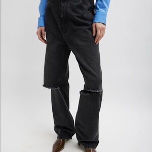 NWT // Tibi Vintage Black Denim Ryder Jean